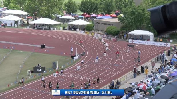 2A Girls 1600 Sprint Medley Relay Finals Section 1