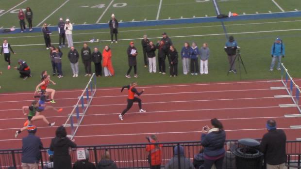 Girls 100HH, sec 4