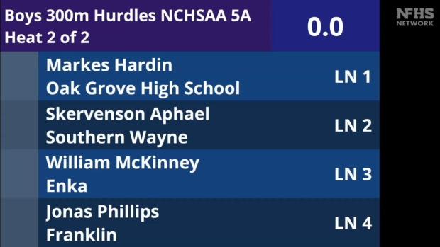 5A Boys 300 Hurdles Finals Section 2