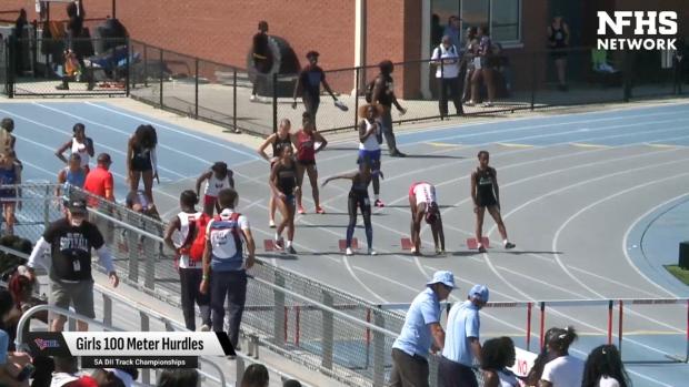 Girls 100 Hurdles Finals Section 1