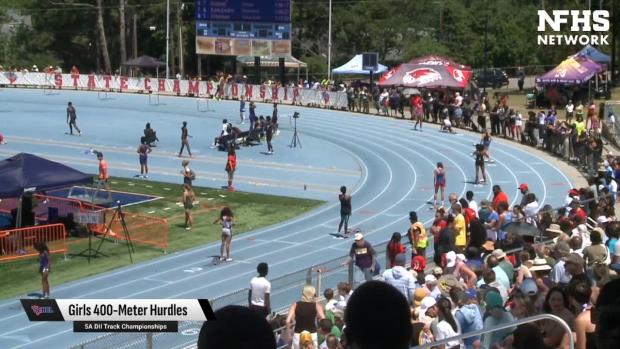 Girls 400 Hurdles Finals Section 2