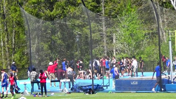 Boys 100 Prelims Heat 1