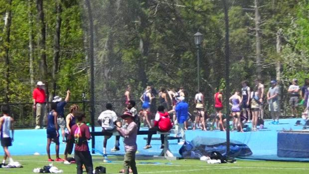 Girls 100 Hurdles Finals Section 1