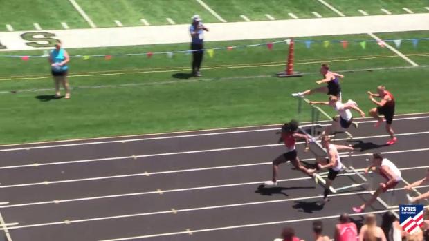 4A Boys 110 Hurdles Finals Section 1