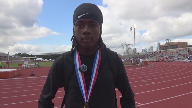 Dailon Denkins earns bronze in 6A HJ