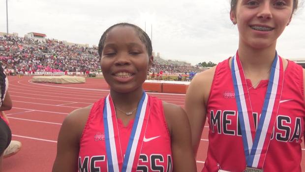 Melissa set school record & earns silver in 5A 4x200m