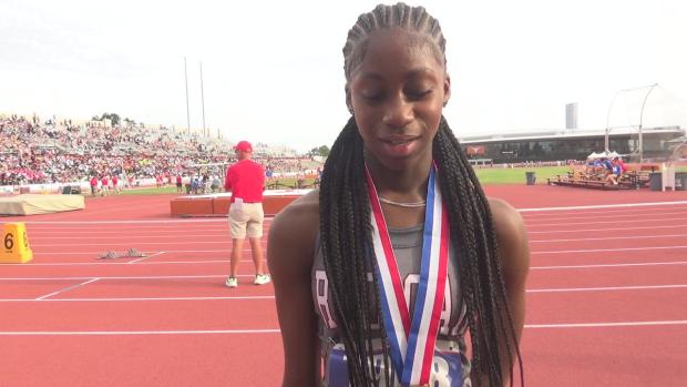 Zahria Bernard takes home gold in 5A 100m
