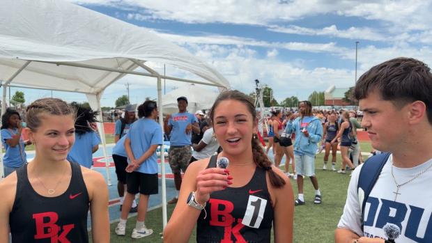 Bishop Kelley Girls 4x800m Relay Interview 