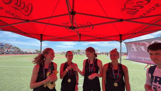 Owasso Girls 4x800m Relay Interview 