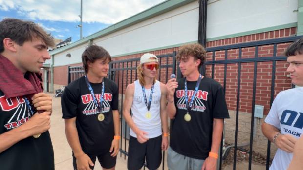 Union Boys 4x800m Relay Interview 