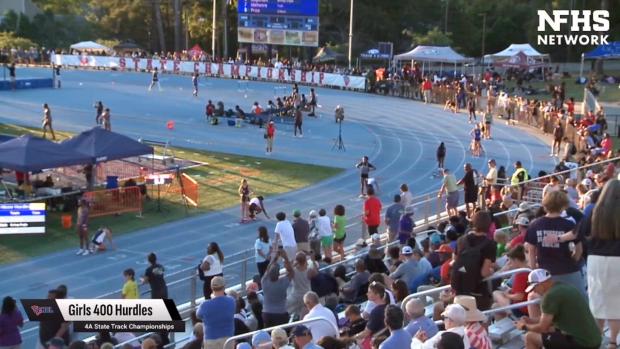 Girls 400 Hurdles Finals Section 1