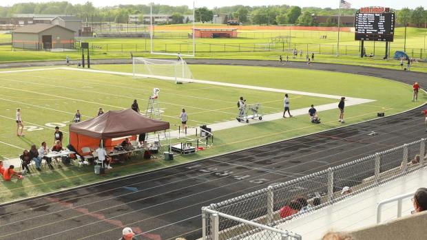 Girls 4x100 Relay Finals Section 1