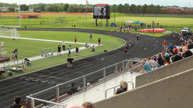 Girls 4x100 Relay Finals Section 2