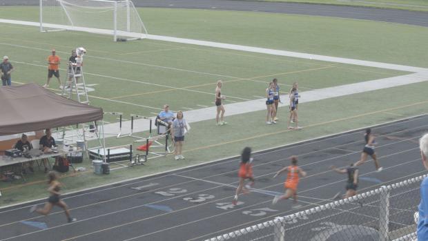 Girls 100 Prelims Heat 1