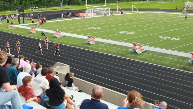 Girls 100 Prelims Heat 2
