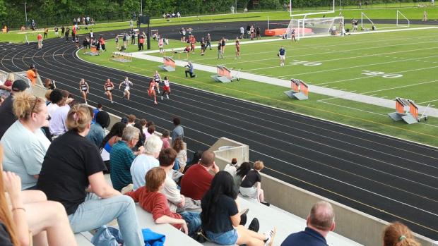 Girls 100 Prelims Heat 3