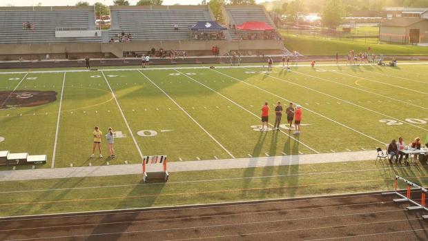 Girls 300 Hurdles Finals Section 1