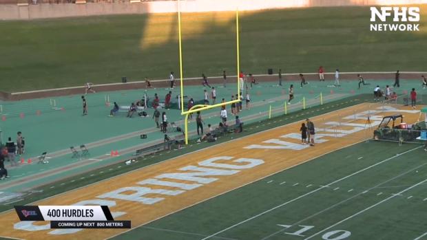 3A Boys 400 Hurdles Finals Section 2