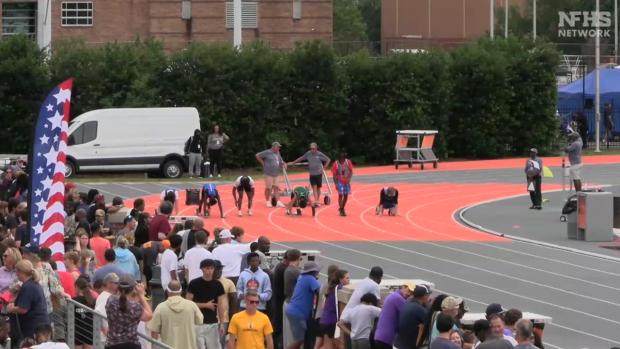 Adaptive Boys 100 Wheelchair Race Finals Section 2