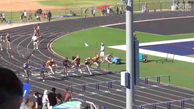 Division 3 Girls 100 Hurdles Finals Section 1