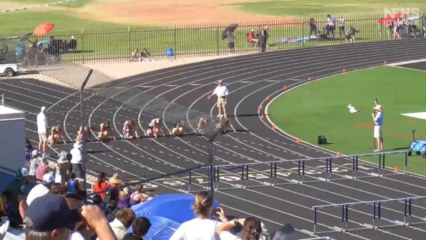 Division 4 100 Hurdles Finals Section 1