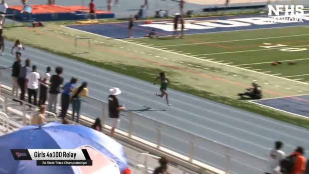 2A Girls 4x100 Relay Finals Section 1