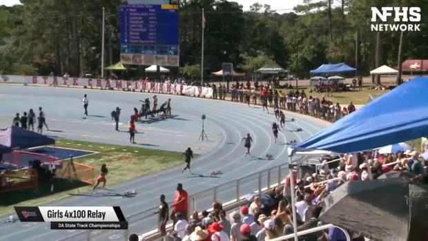 2A Girls 4x100 Relay Finals Section 2