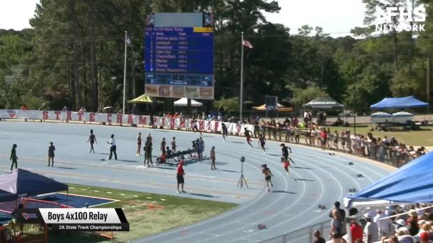 2A Boys 4x100 Relay Finals Section 2