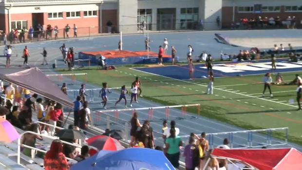 2A Girls 100 Hurdles Finals Section 2