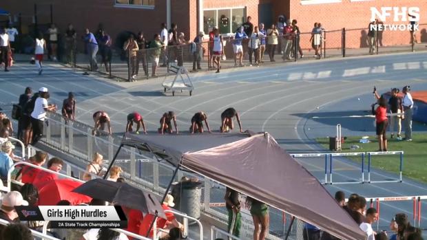 2A Girls 100 Hurdles Finals Section 1