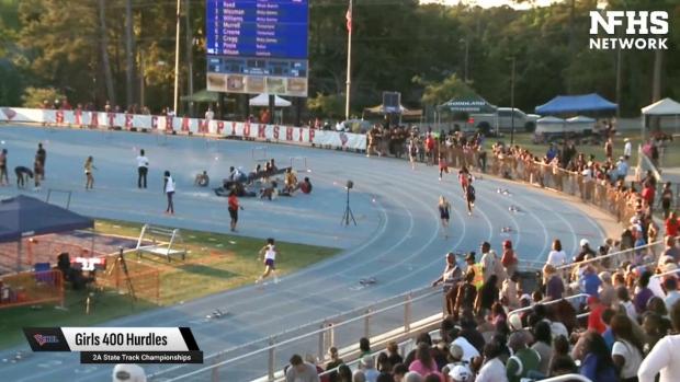 2A Girls 400 Hurdles Finals Section 1