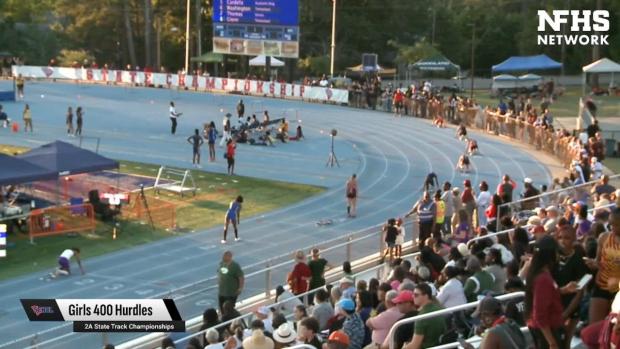 2A Girls 400 Hurdles Finals Section 2