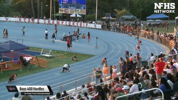 2A Boys 400 Hurdles Finals Section 2