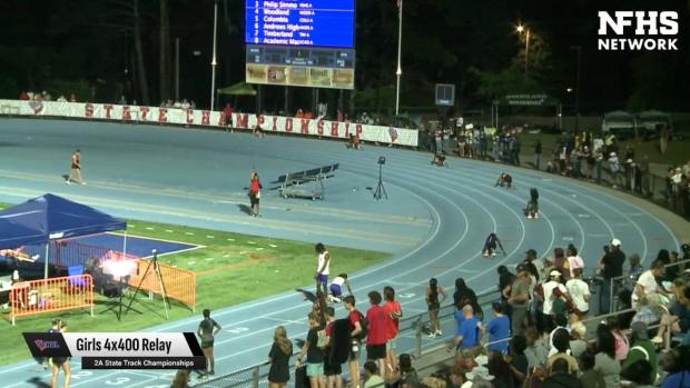 2A Girls 4x400 Relay Finals Section 2