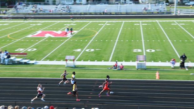 Boys 100 Prelims Heat 3