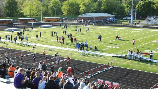 Boys 110 Hurdles Finals Section 1