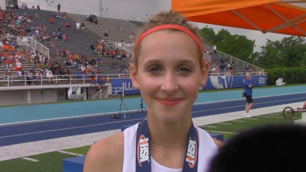 Mia Sirois earns two medals, one of them gold