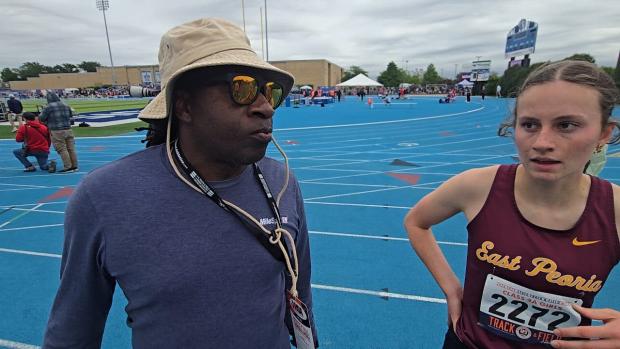 Ava Alt is ready is ready for 2A 100m final