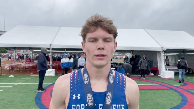Blake Glass after AA 800-meter title run