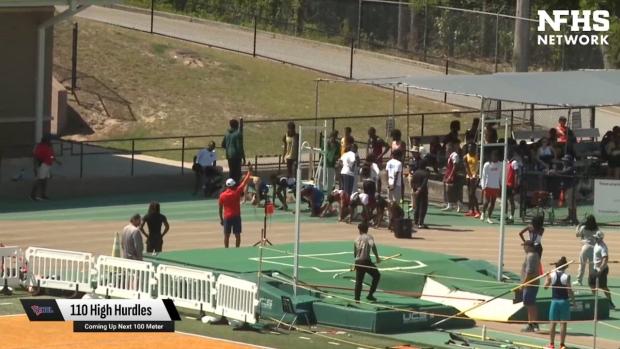 1A Boys 110 Hurdles Finals Section 1