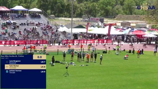 4A Boys 300 Hurdles Prelims Heat 1