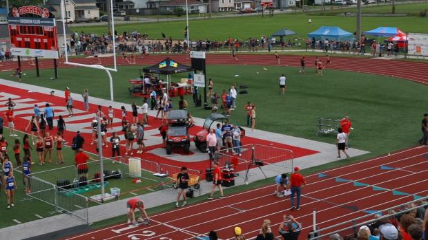 Girls 4x100 Relay Finals Section 1