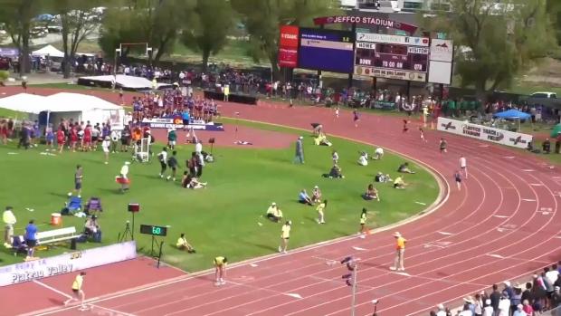 1A Girls 4x100 Relay Finals Section 1