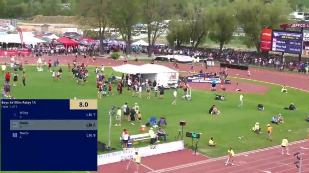 1A Boys 4x100 Relay Finals Section 1