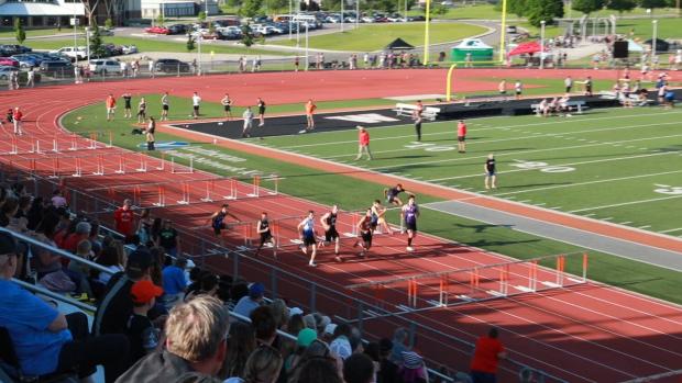 Boys 110 Hurdles Prelims Heat 2
