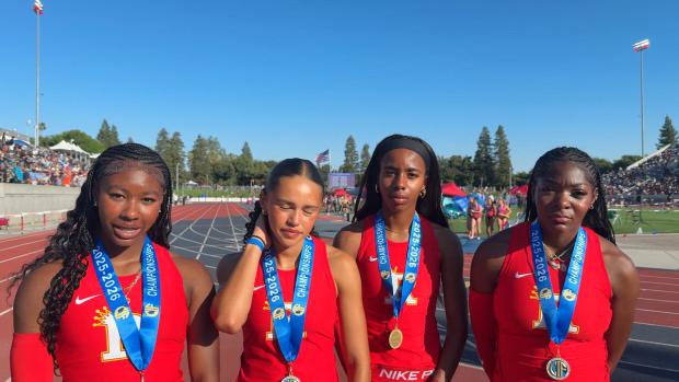 Rosary HS Storms To Victory In 45.13 To Claim CIF State Girl