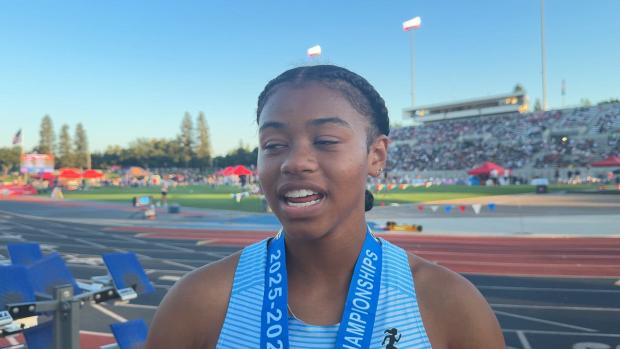 Malia Rainey Blazes 11.38 To Win CIF State 100m Title