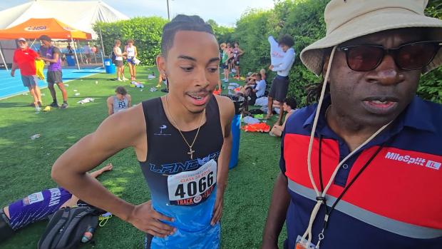 Daylin Donaldson cruises into the 3A 300H final
