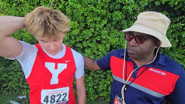 Aiden Kolkmeyer had a full day of track and field action