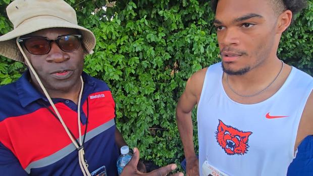 Jordan Harvey gets surprise heat win in the 300H